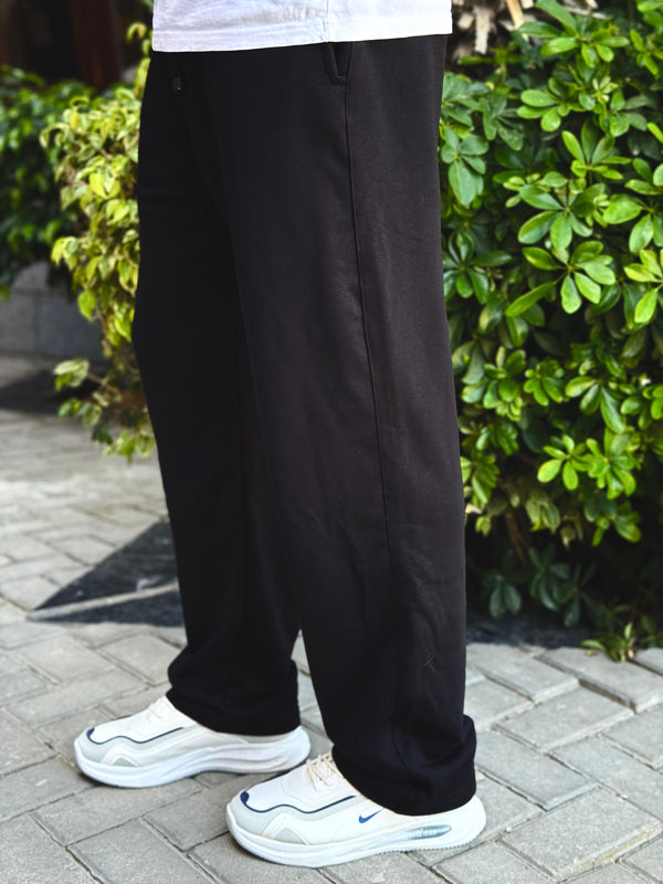 The wide-leg pants